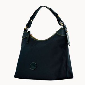 Dooney & Bourke Large Nylon Erica Black Black NWT